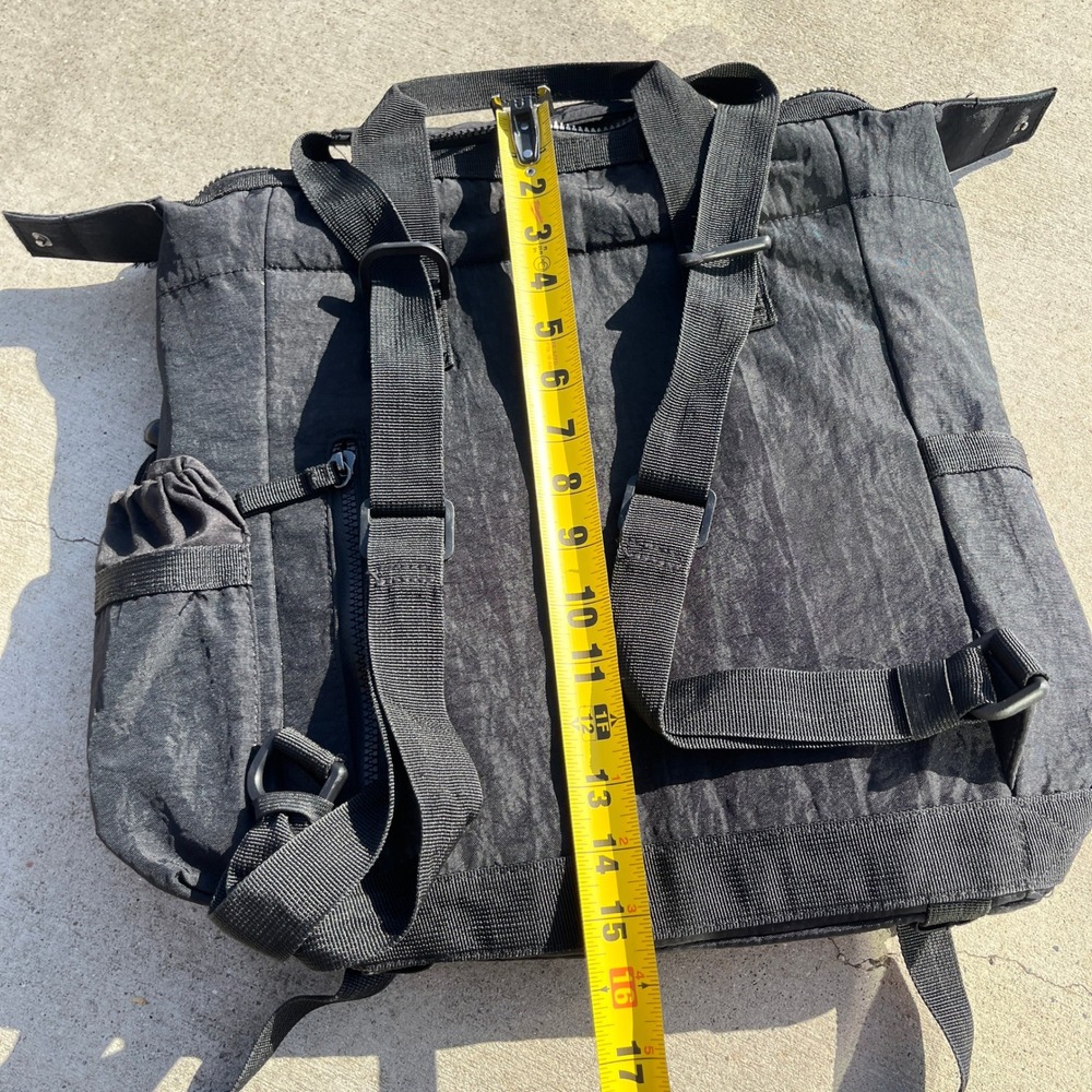 Tommy Bahama Black Nylon Square‎ Bag EDC Multipurpose Laptop Tactical Shoulder - Picture 9 of 9